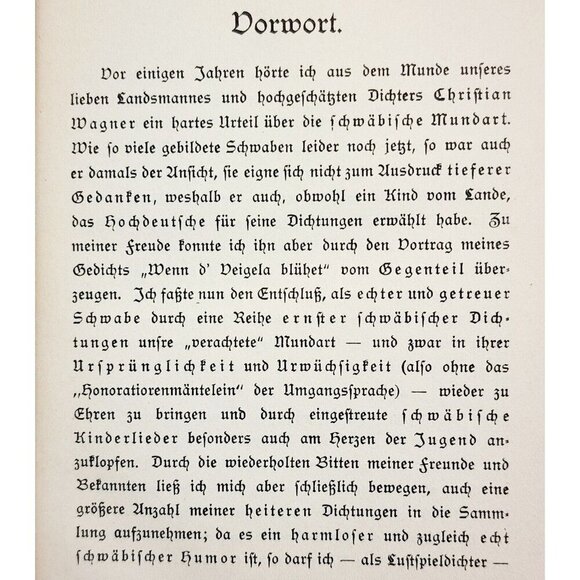 1906 German Poetry Von Meiner Alb Gustav Schwegelbaur 1st Edition Antique Rare - Picture 5 of 5